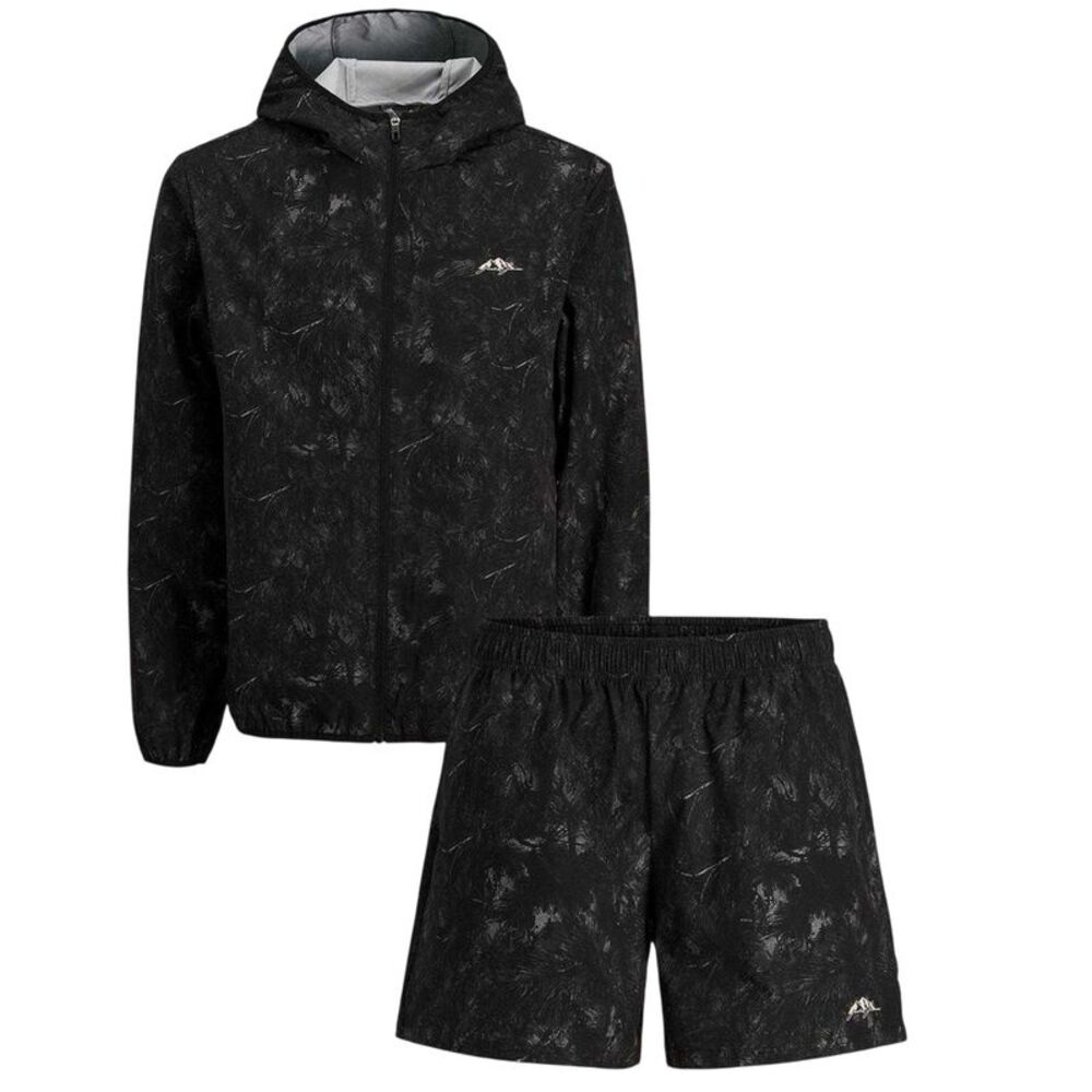 Jack And Jones Mens Windbreaker Set / Black